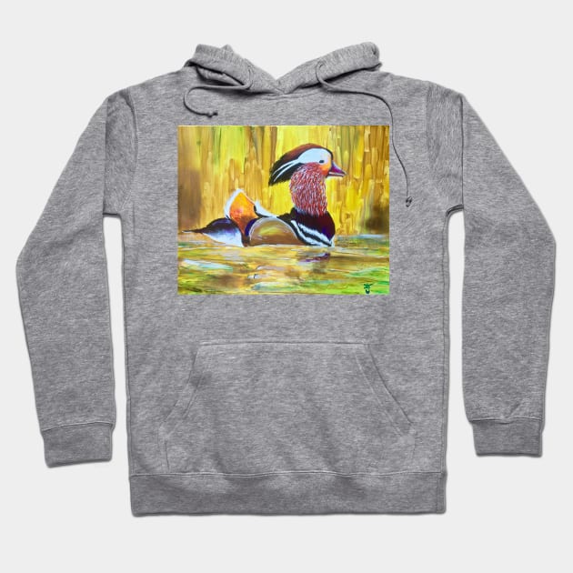 Mandarin Duck Hoodie by ANoelleJay